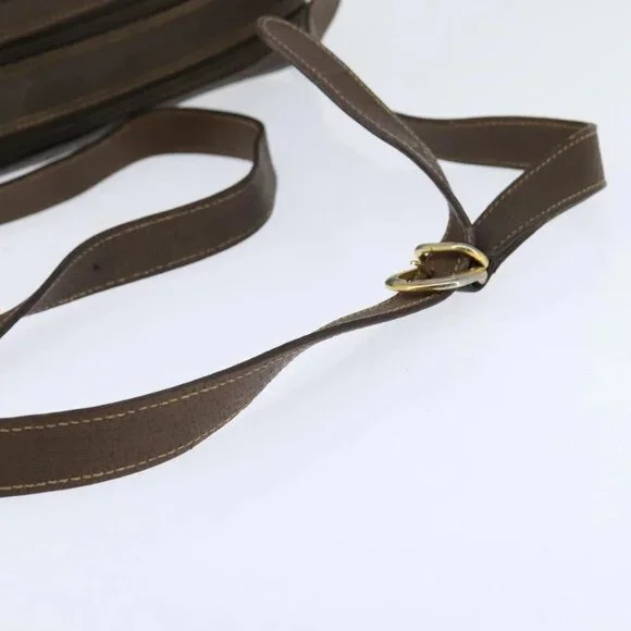 GUCCI GG Supreme Web Sherry Line Shoulder Bag PVC Beige Red Auth - Picture 4 of 15